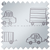 Cars and Lorries, Baby Blue - Roller Blind